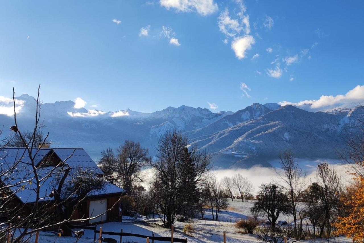 Chalet Mounette Ski Sauna Lac Embrun Puy-Sanieres Εξωτερικό φωτογραφία