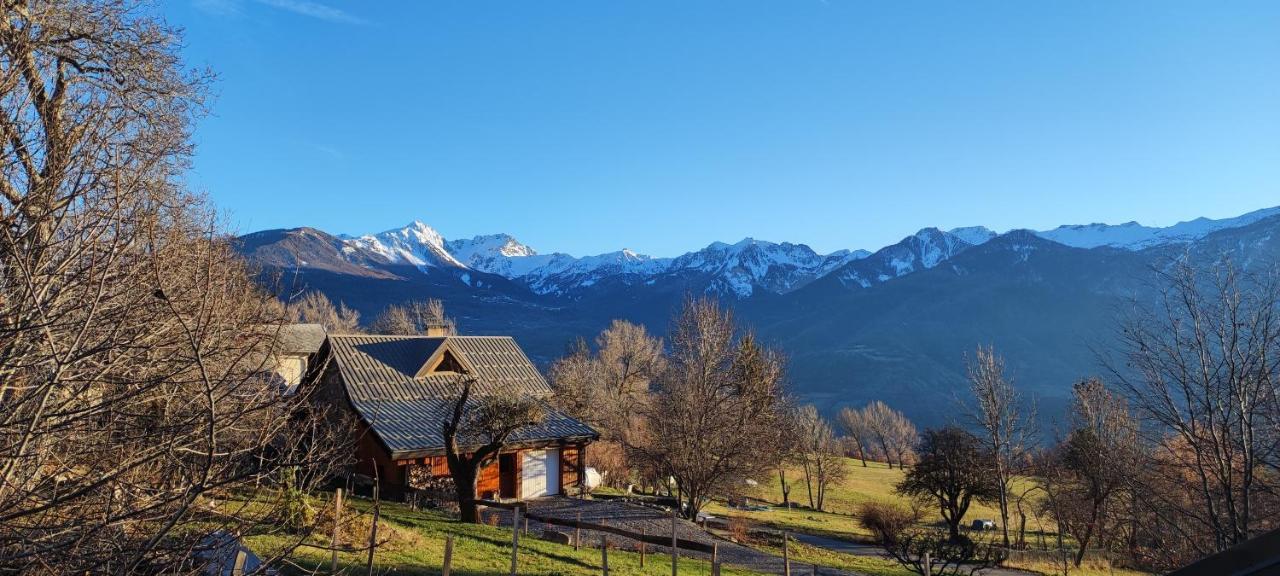 Chalet Mounette Ski Sauna Lac Embrun Puy-Sanieres Εξωτερικό φωτογραφία