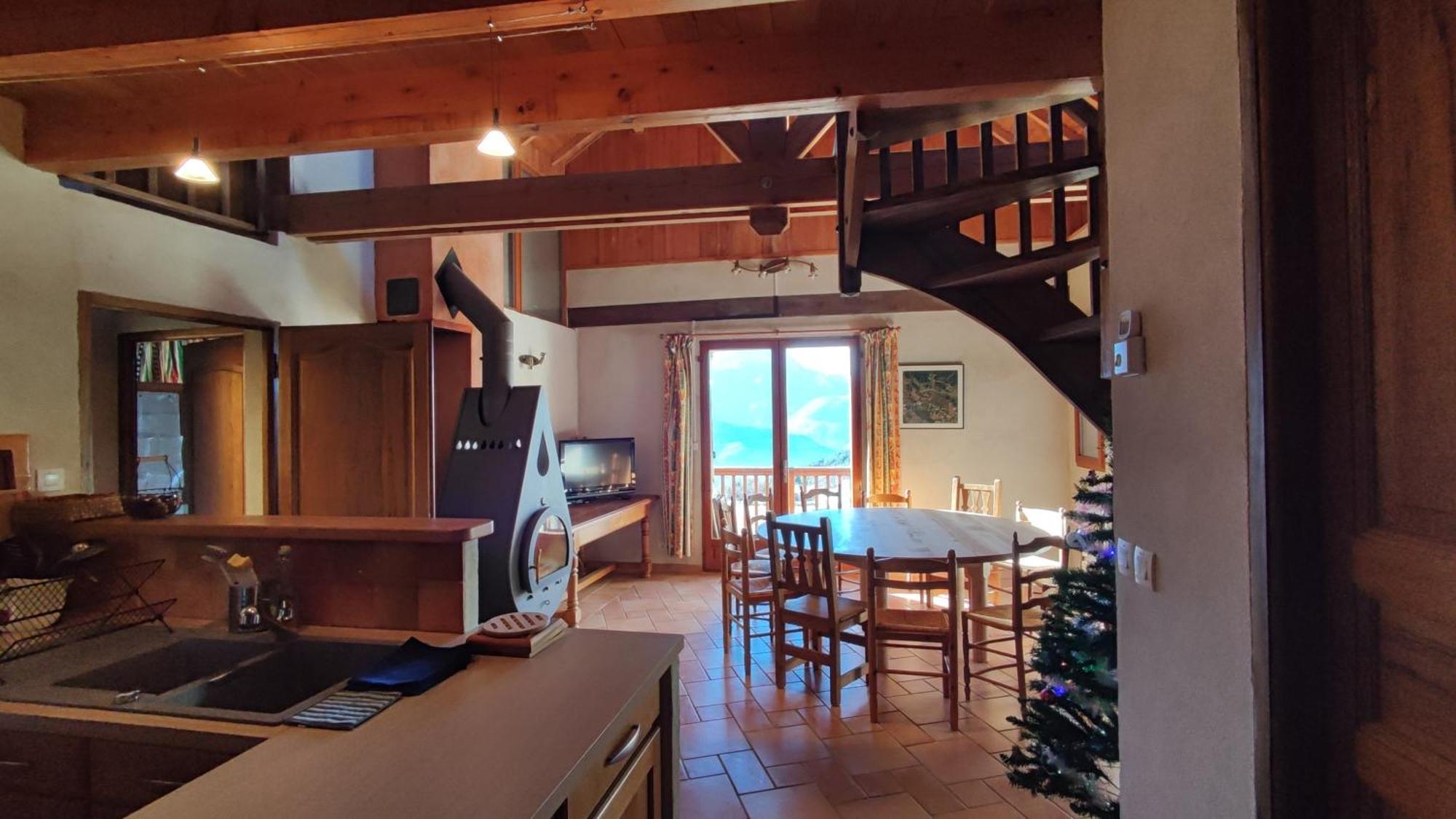 Chalet Mounette Ski Sauna Lac Embrun Puy-Sanieres Εξωτερικό φωτογραφία