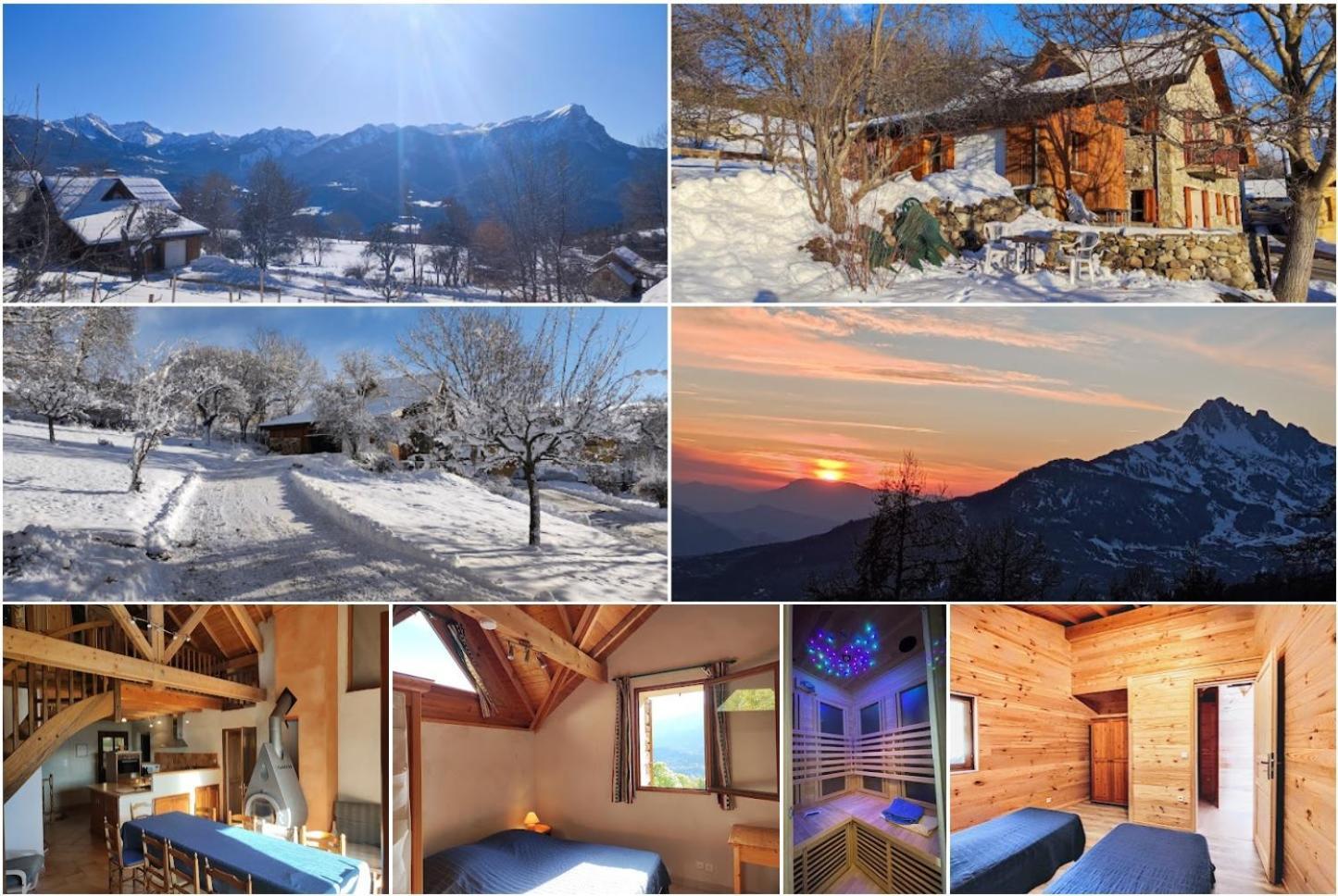Chalet Mounette Ski Sauna Lac Embrun Puy-Sanieres Εξωτερικό φωτογραφία